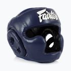 Детска боксьорска каска Fairtex Headguard for Kids blue