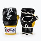 Fairtex Super Sparring Граплинг ръкавици черни/жълти