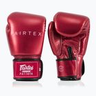 Боксови ръкавици Fairtex Metallic red