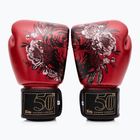 Червени боксови ръкавици Fairtex Golden Jubilee
