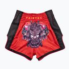 Детски боксови шорти Fairtex BSK2108 "Silent Warrior", червени