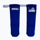 Протектори за подбедрици YOKKAO Muay Thai Boxing blue cotton