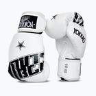 Боксови ръкавици YOKKAO Lettering Boxing white