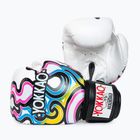 Мъжки боксови ръкавици YOKKAO Flames white