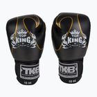 Top King Muay Thai Empower борови ръкавици черни TKBGEM