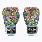 Боксови ръкавици Top King Boxing Culture white/blue