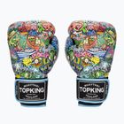 Боксови ръкавици Top King black/blue
