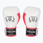Боксови ръкавици Top King Boxing Reborn white/pink