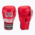 Боксови ръкавици Top King Muay Thai Power Snake red/ silver