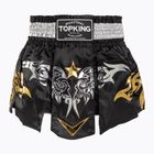 Шорти за тренировка Top King Thai Boxing black/white/gold
