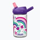 Детска туристическа бутилка CamelBak Eddy+ 400 ml rainbow floral