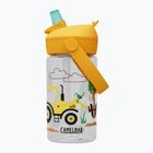 CamelBak Thrive Flip Straw Kids 400ml бутилка за пътуване с трактори и дървета