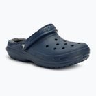 Джапанки Crocs Classic Lined Clog navy/charcoal