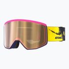Предпазни ски очила Atomic Four Pro Signature NMC pink powder/amber gold hd photo/clear