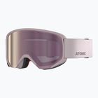 Ски очила Atomic Savor M Stereo gull gray/purple stereo