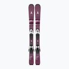 Детски ски за спускане със ски автомати Atomic Maven Jr 100-120 + C5 GW red plum