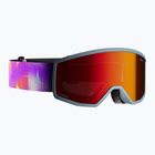 Детска скиорска маска Atomic Four Jr Flash graphic/purple/orange/red flash