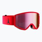 Скиорскa маска Atomic Savor WC L HD red tension/pink copper hd