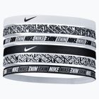 Ленти за глава Nike с печат 6 бр. бели N0002545-176