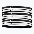 Ленти за глава Nike Tipped Swoosh Sport 2.0 6 бр., черно и бяло N1002021-176