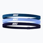 Лента за глава Nike Elastic Headbands 2.0 3 бр. industrial blue/university blue/purple ink