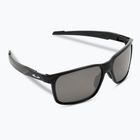 Oakley Portal X полирано черно/призмено черно поляризирани слънчеви очила
