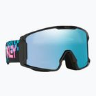 Скиорска маска Oakley Line Miner L chex black/prism snow sapphire iridium