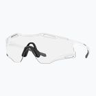 Слънчеви очила Oakley Cybr Zero матово бяло/ясно до черно с фотохромичен иридий