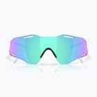 Слънчеви очила Oakley Cybr Zero полиран бял/призматичен сапфир