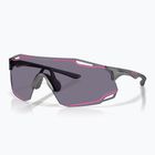 Слънчеви очила Oakley Cybr Dyno matte grey smoke/prizm grey with pink ink