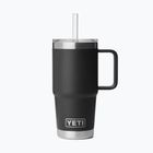 Термо чаша YETI Rambler Straw 739 ml black
