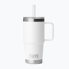 Термо чаша YETI Rambler Straw 739 ml white