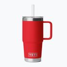 Термо чаша YETI Rambler Straw 739 ml rescue red