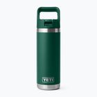 Термо бутилка YETI Rambler C Straw 532 ml black forest green