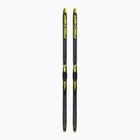 Детски ски за ски бягане Fischer Sprint Crown + Tour Step-In черно-жълти NP63019V
