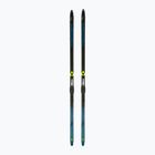 Ски за ски бягане Fischer Fibre Crown EF Mounted + връзки Tour Step-In black/blue