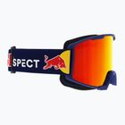 Ски очила Red Bull SPECT Solo S2 matt тъмно синьо/синьо/кафяво/червено огледало