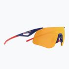 Слънчеви очила Red Bull SPECT Mark синьо/кафяво с червено оранжево огледало
