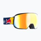 Ски очила Red Bull SPECT Fink синьо-оранжеви с червено огледало