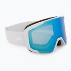 Маска Red Bull SPECT Jibb matt white/smoke with blue mirror