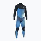 Мъжки неопренов костюм за плуване ION Seek Core 3/2 Front Zip blue gradient