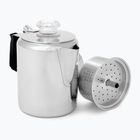 GSI Outdoors Ледник от неръждаема стомана 3 чаши Perc W / Силиконова дръжка полиран туризъм кафе