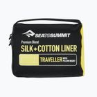 Sea to Summit Silk/Cotton Traveller with Pillow вложка за спален чувал зелена ASLKCTNYHAGN