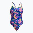 Дамски бански костюм от една част Funkita Diamond Back One Piece be square