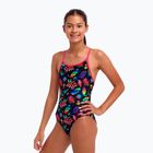 Детски цял бански костюм Funkita Diamond Back One Piece lost leaf