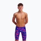 Детски шорти за плуване тип клин Funky Trunks Training Jammers warped waves