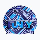 Плувна шапка Funky Silicone blue bits