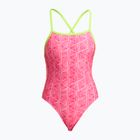 Дамски цял костюм за плуване Funkita Tie Me Tight One Piece sweet stack