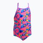 Детски цял бански костюм Funkita Printed One Piece sweet surfers