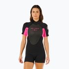 Дамски неопренов костюм за плуване Rip Curl Omega 2/2 mm Back Zip Springsuit black/pink
